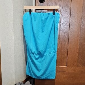 NWOT Blue Strapless Dress